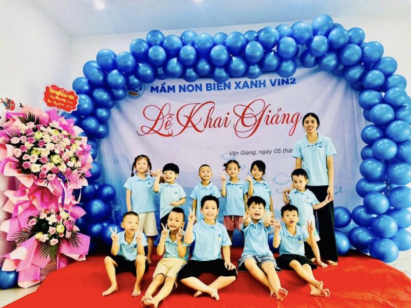 Khai giảng năm học mới của Trường Mầm Non Biển Xanh